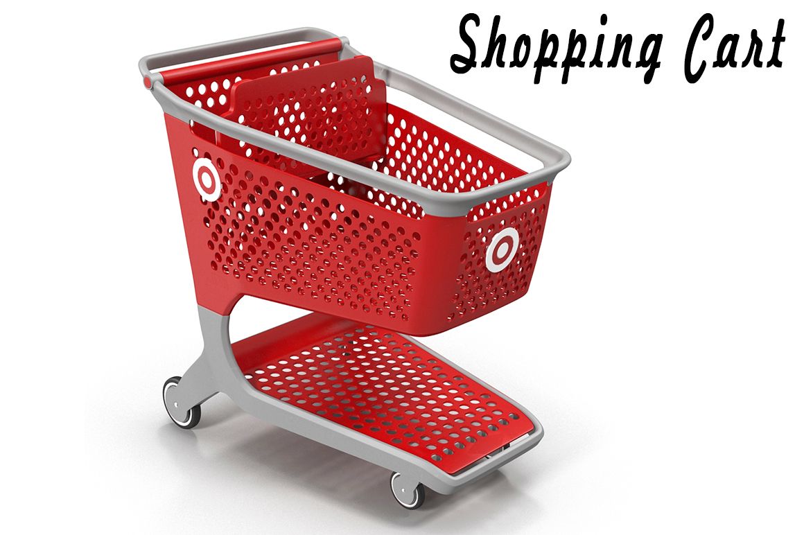 Shopping Cart 3d model