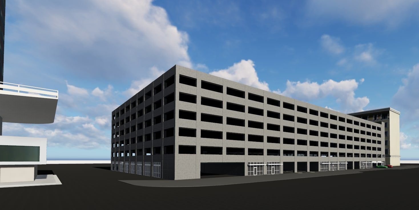 Garage Building 3d model