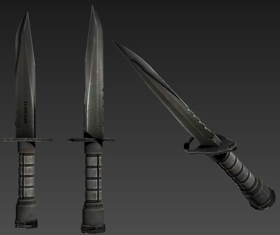 bayonet 3d model