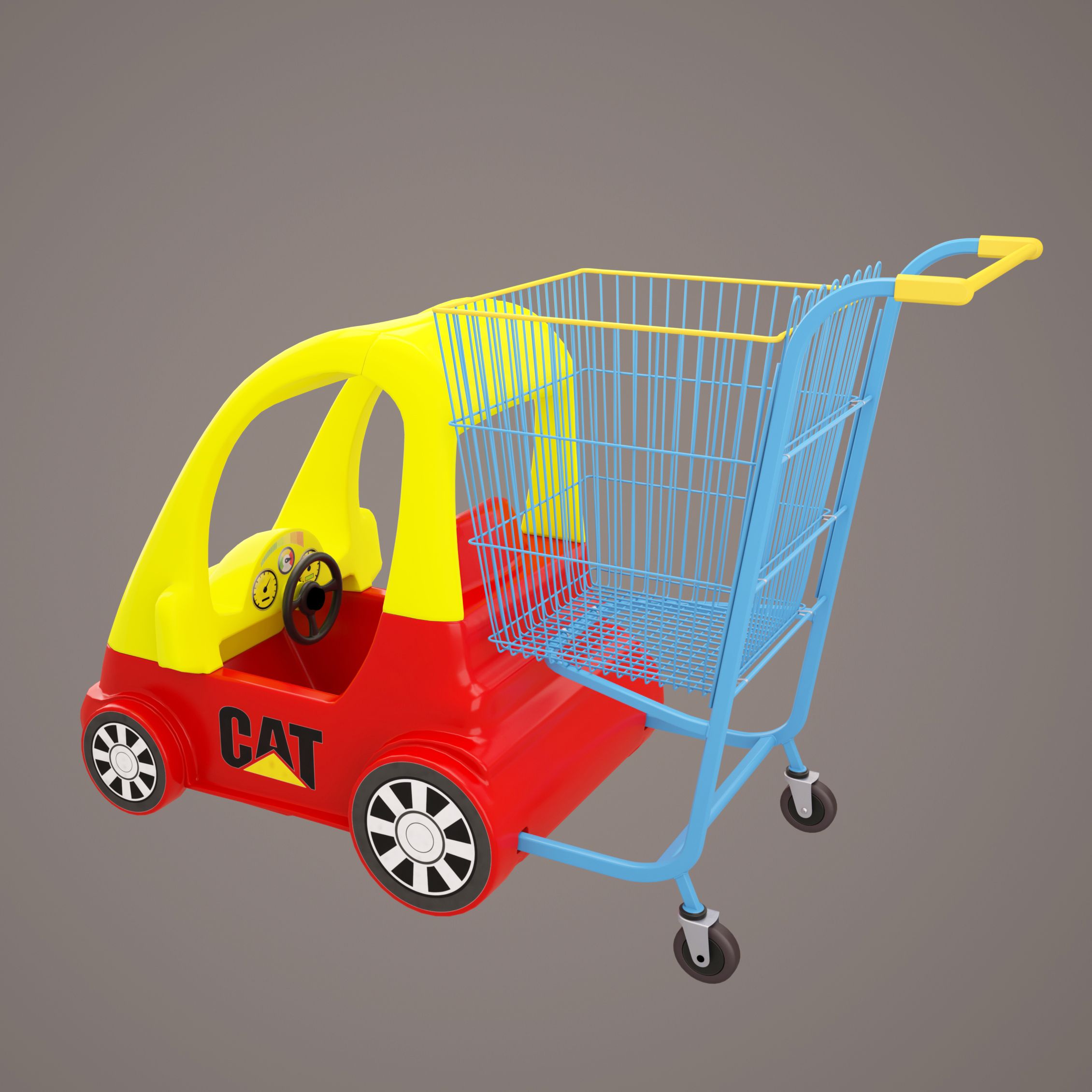 Shopping Cart 3d model