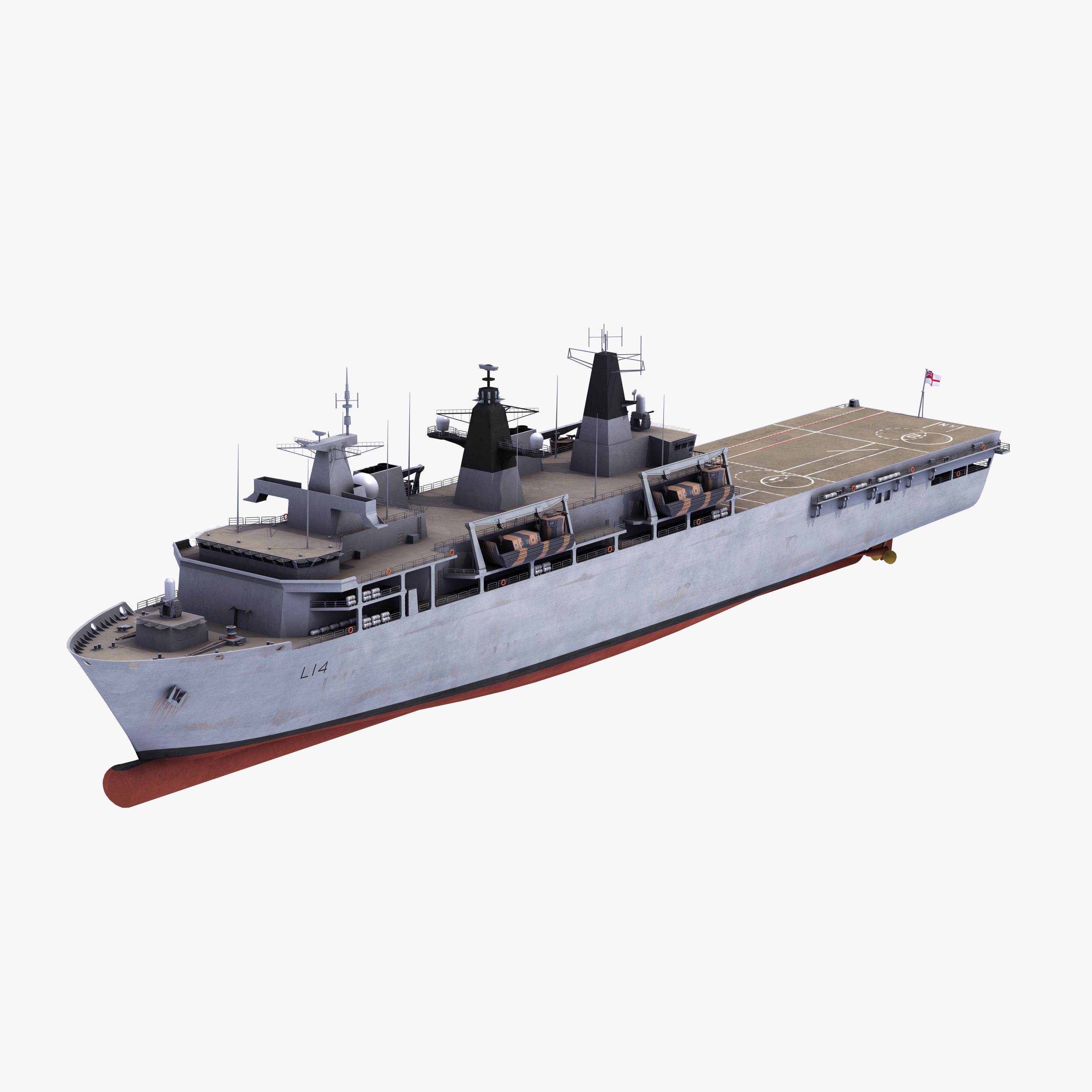 HMS Albion 3d model