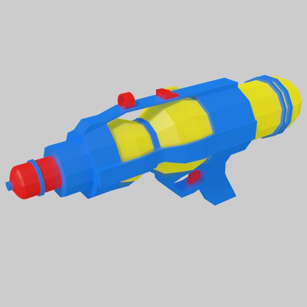 Pistola ad acqua 3d model