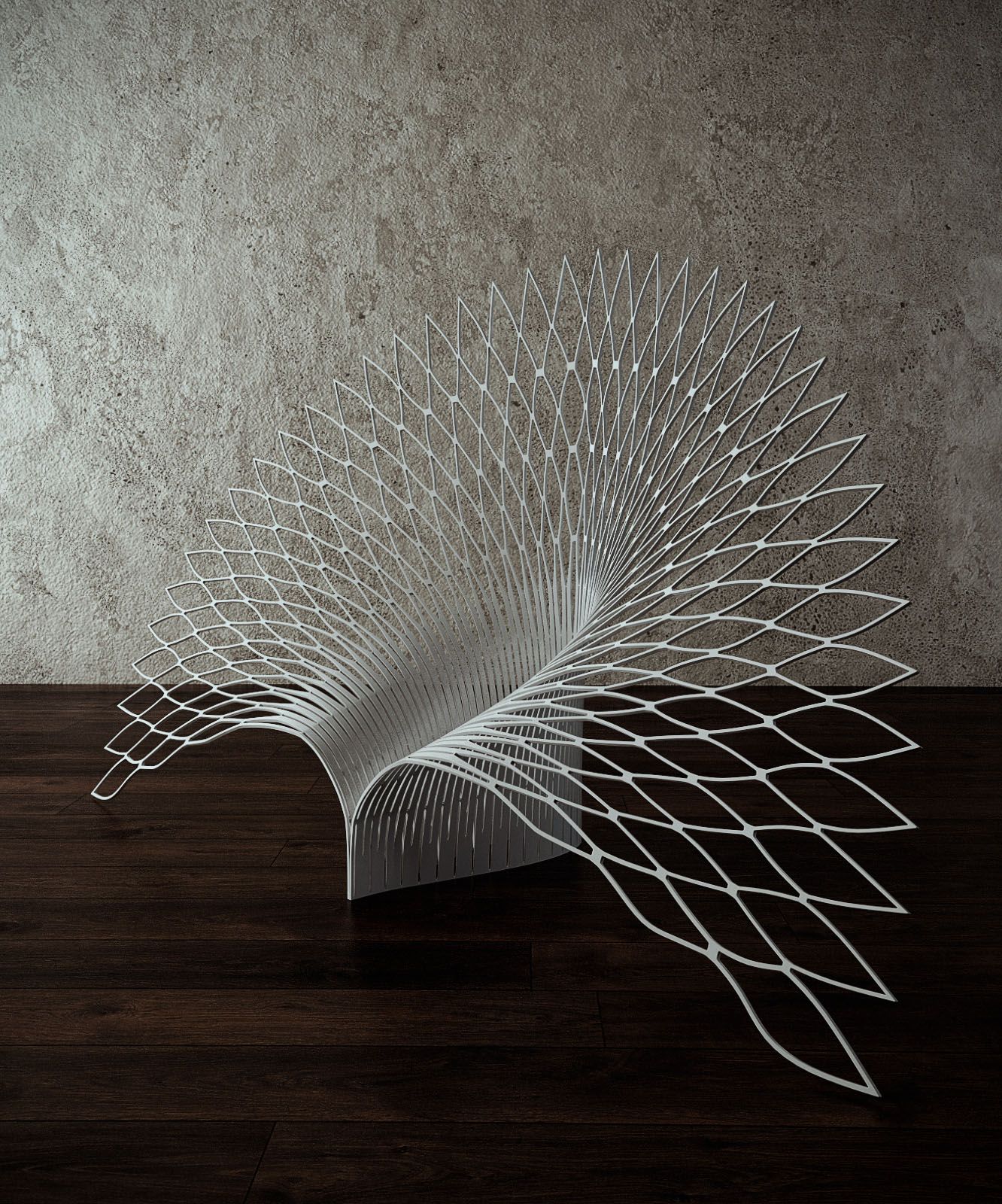 Peacock chair 3d model