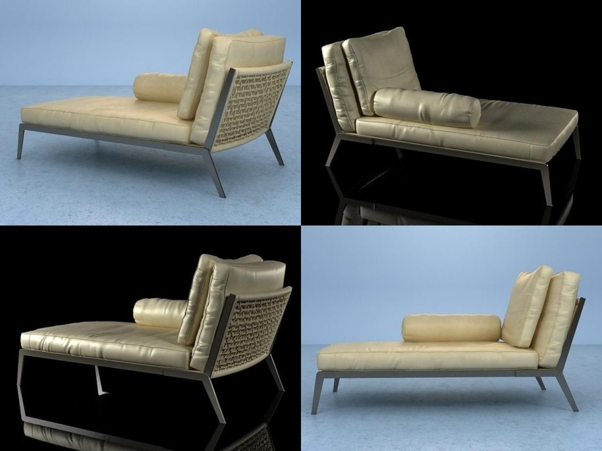 Happy hour chaiselongue 3d model