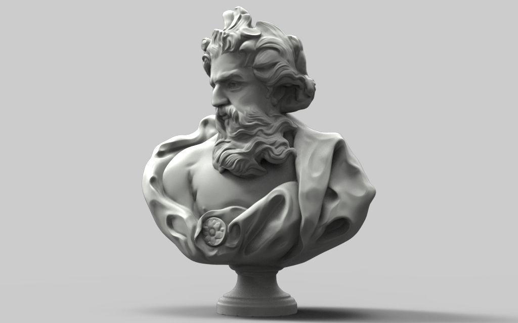 Zeus de Otricoli modelo 3d