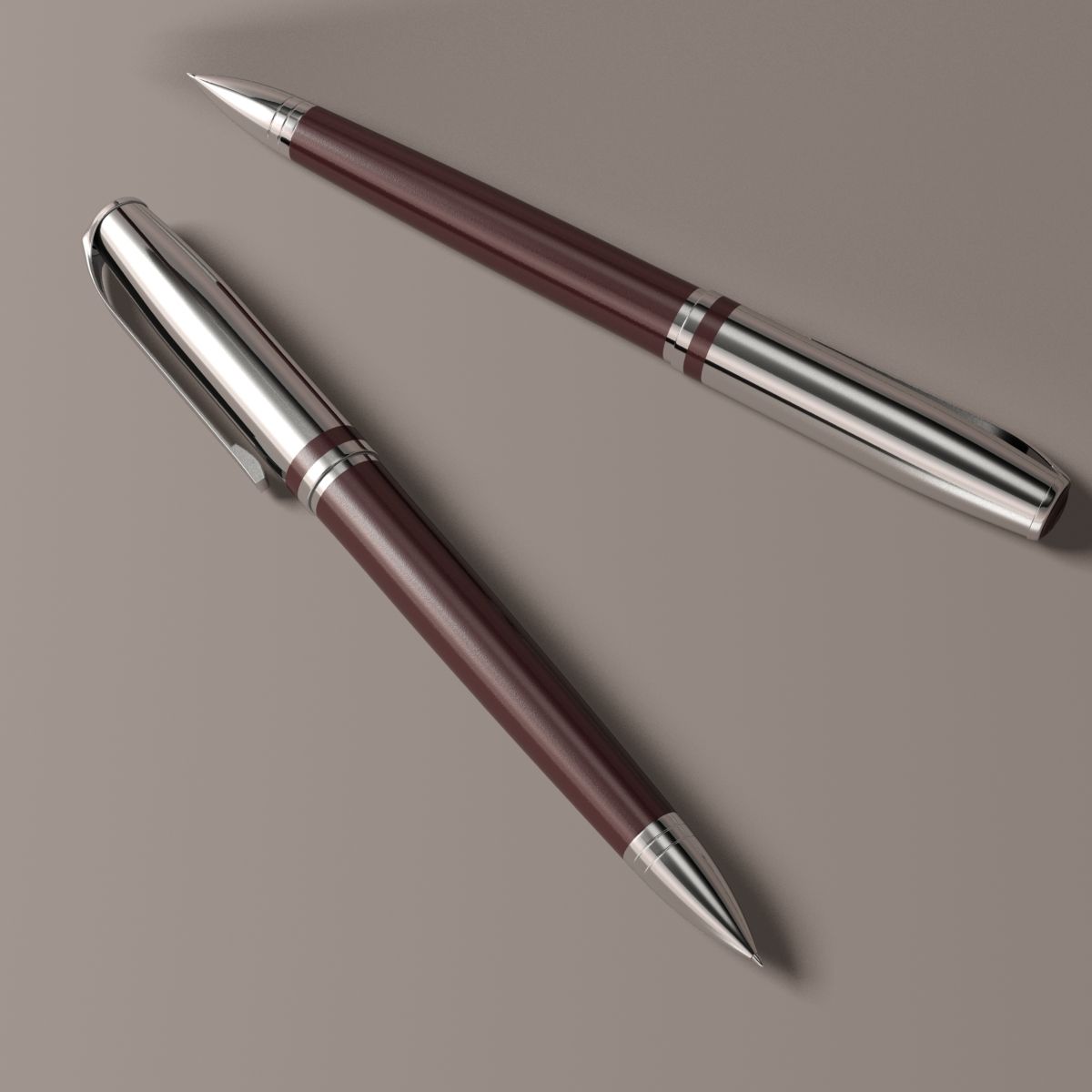 Stylish Ballpoint Pen 3d model