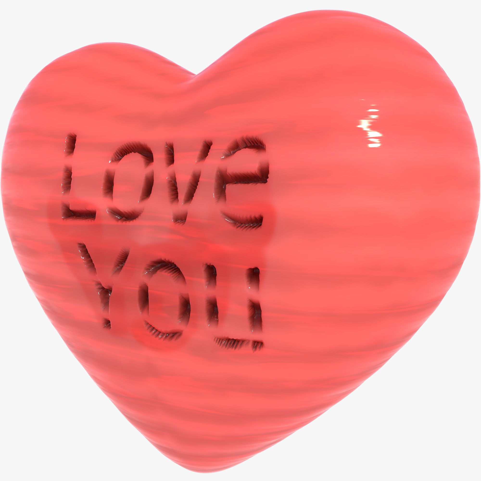 Cartoon Heart 3d model