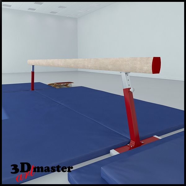 Balance Beam 3d model