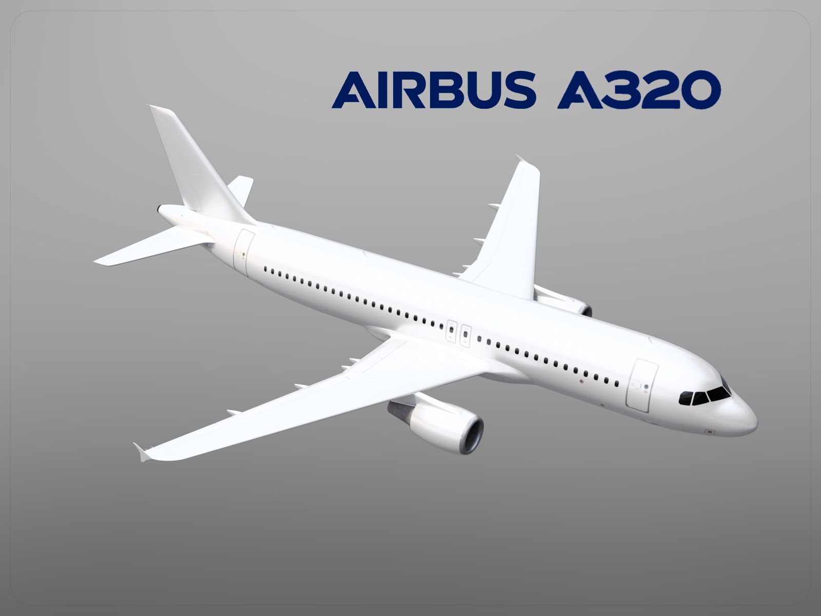 Airbus A320 3d model