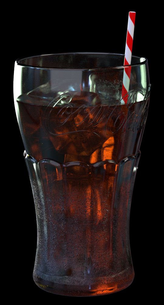 Coca Cola Glass 3d model