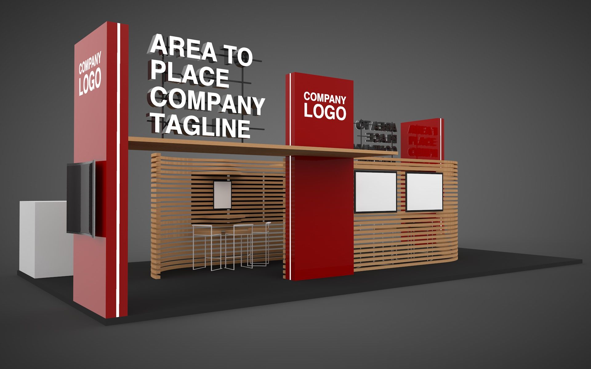 Exhibition Stand 3d model