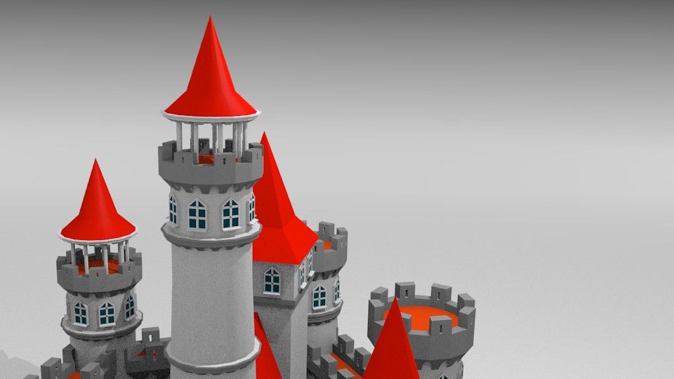 Castello royalty-free 3d model - Preview no. 10