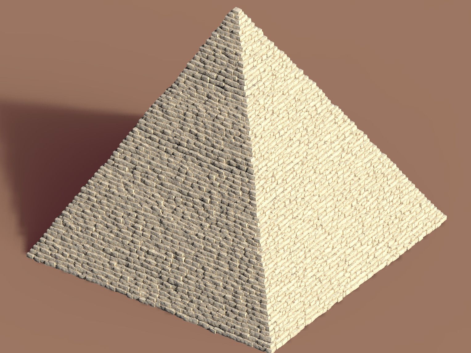 Egypte Gizeh-piramide 3d model