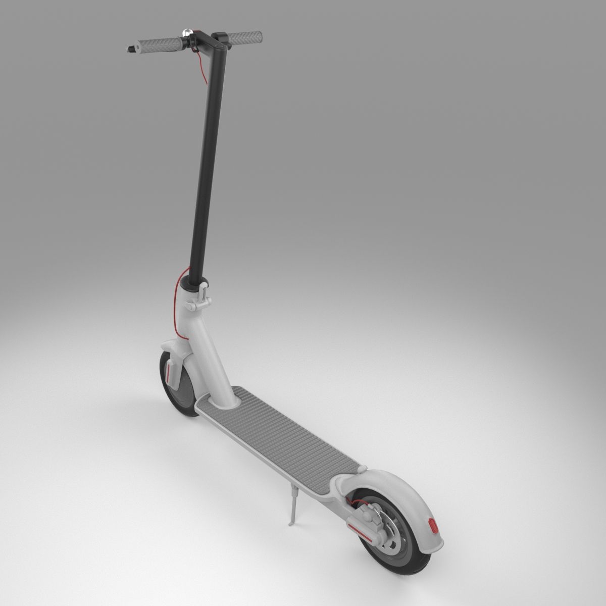 Scooter elettrico royalty-free 3d model - Preview no. 3