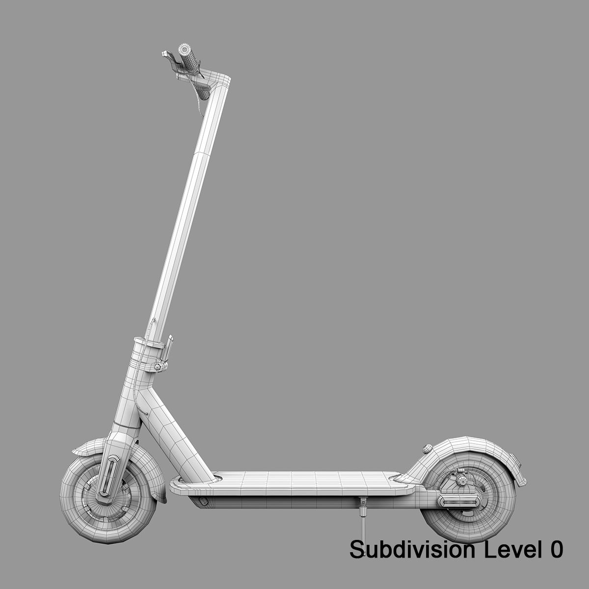 Scooter elettrico royalty-free 3d model - Preview no. 17