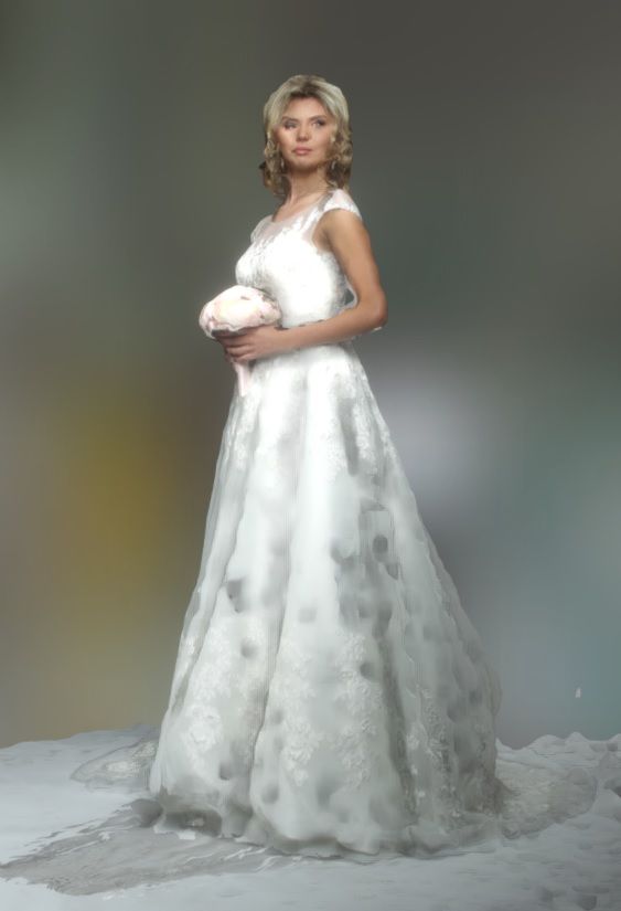 Girl. Just married. 3d model