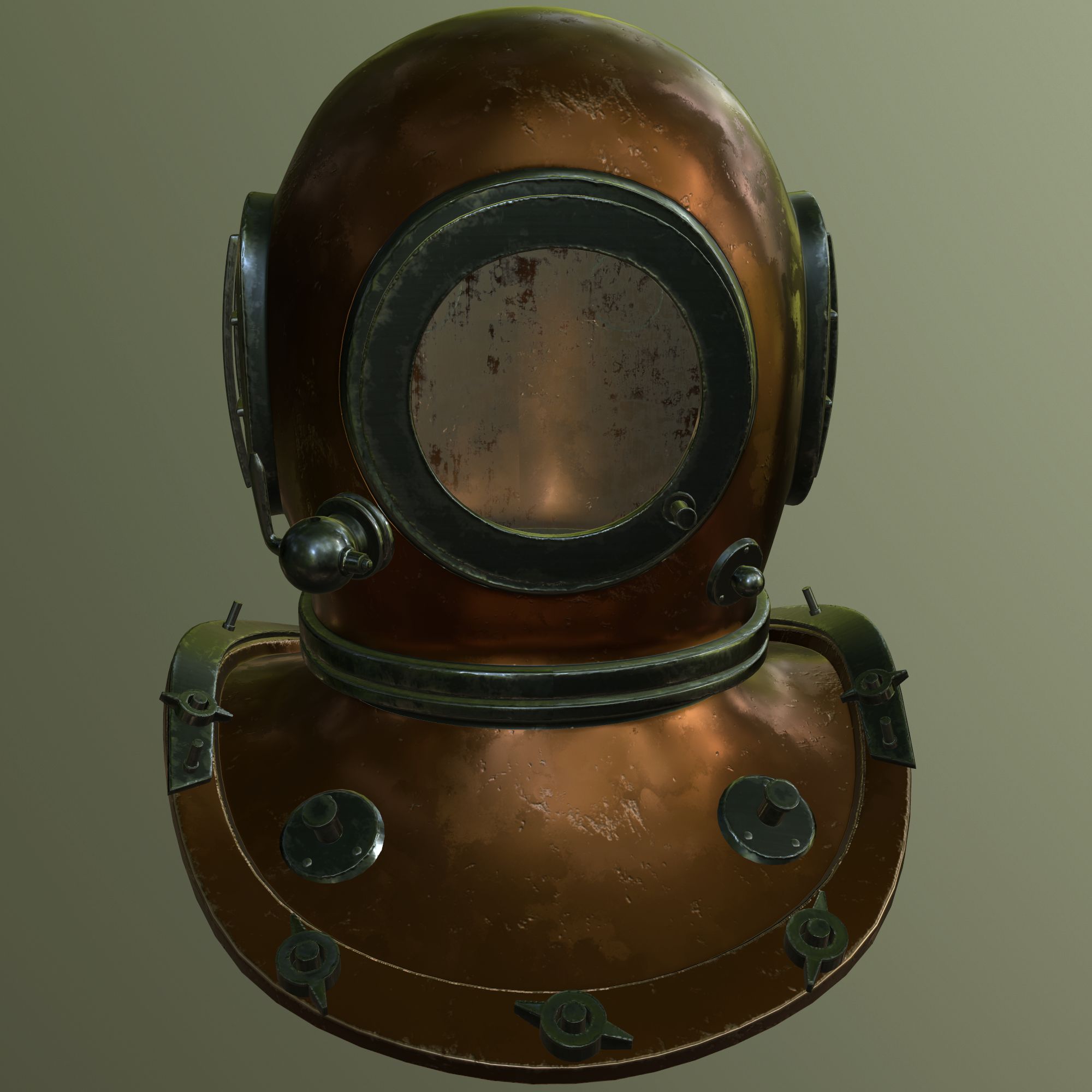 Diving Helmet 3d model