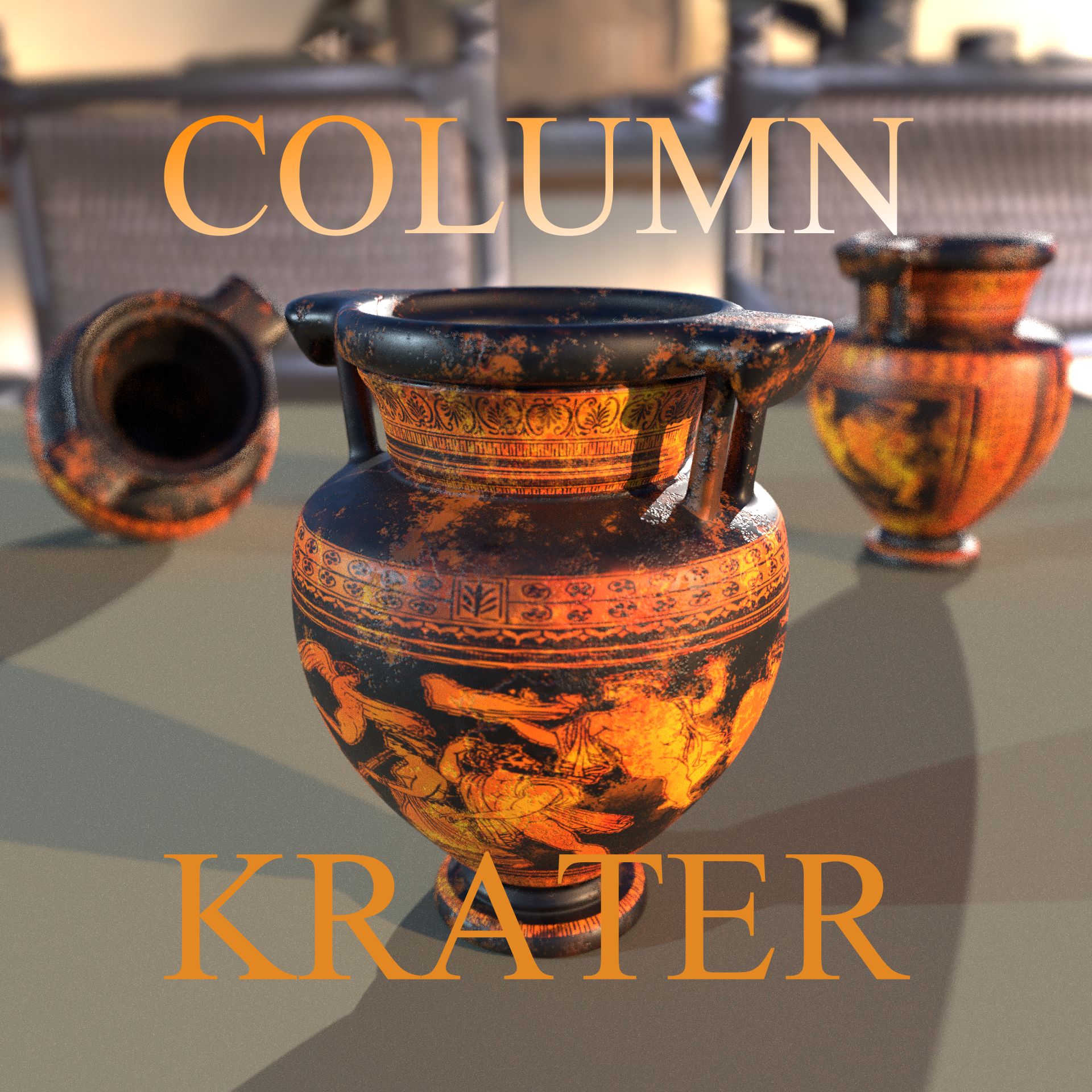 Column Krater 3d model