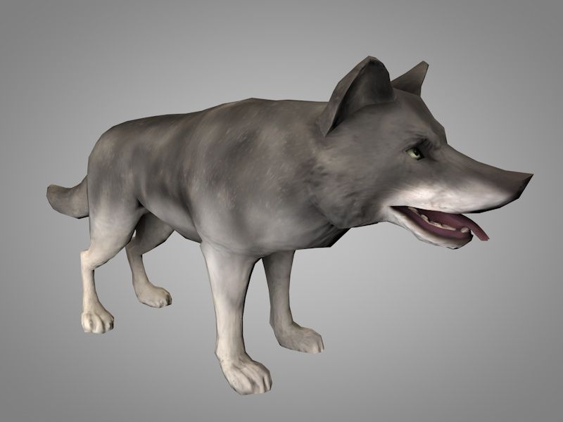 Lobo modelo 3d