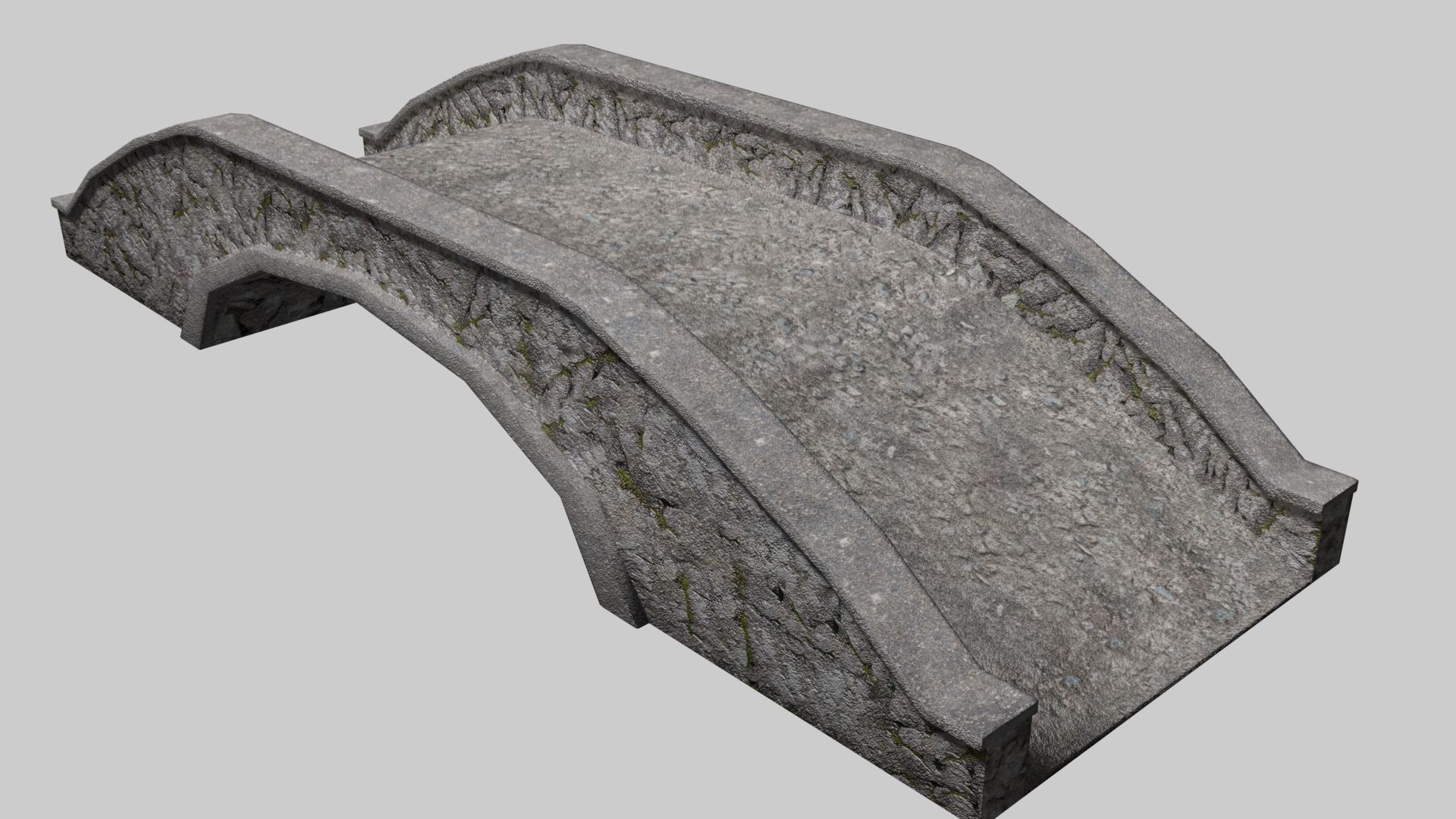 Ponte di pietra 3d model