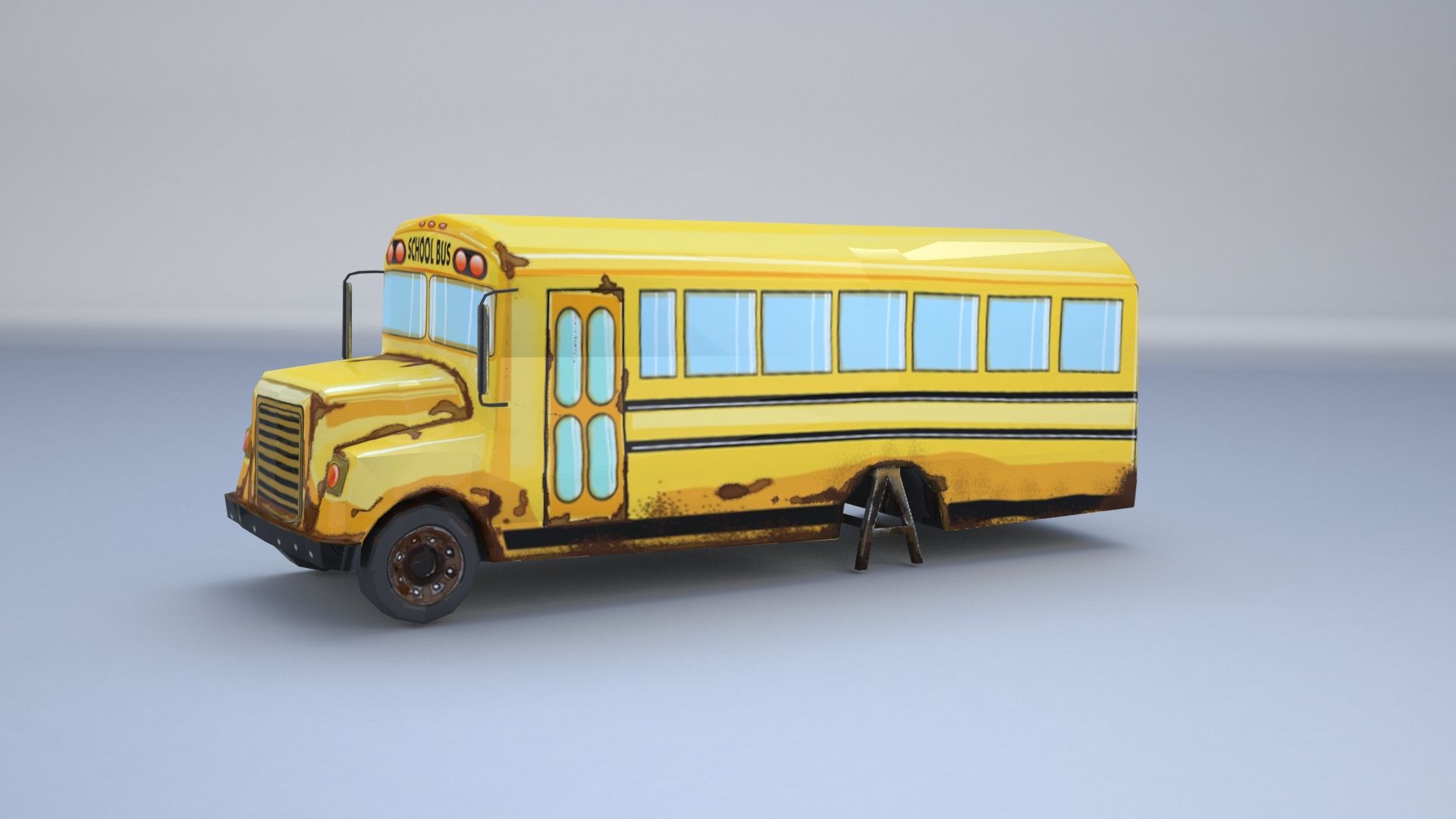 Buss 3d model