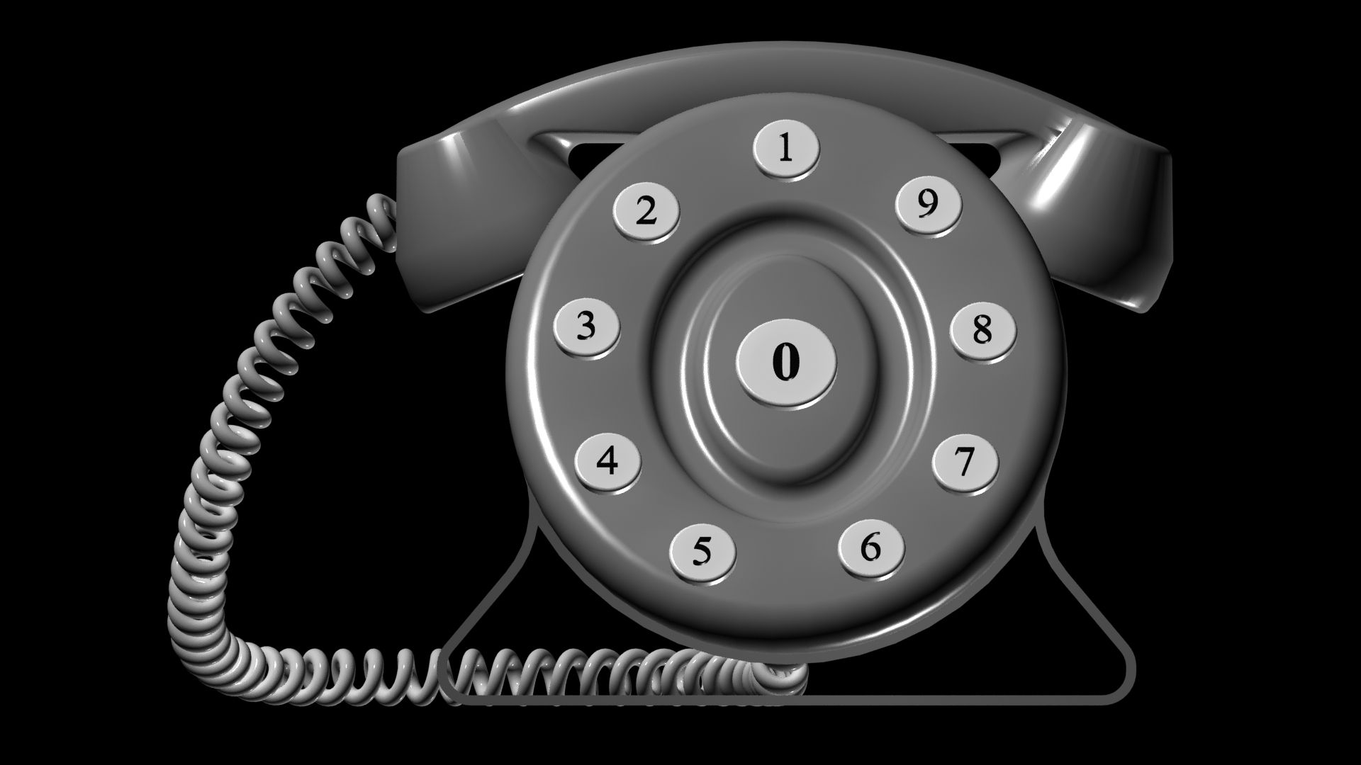 Téléphone 3d model