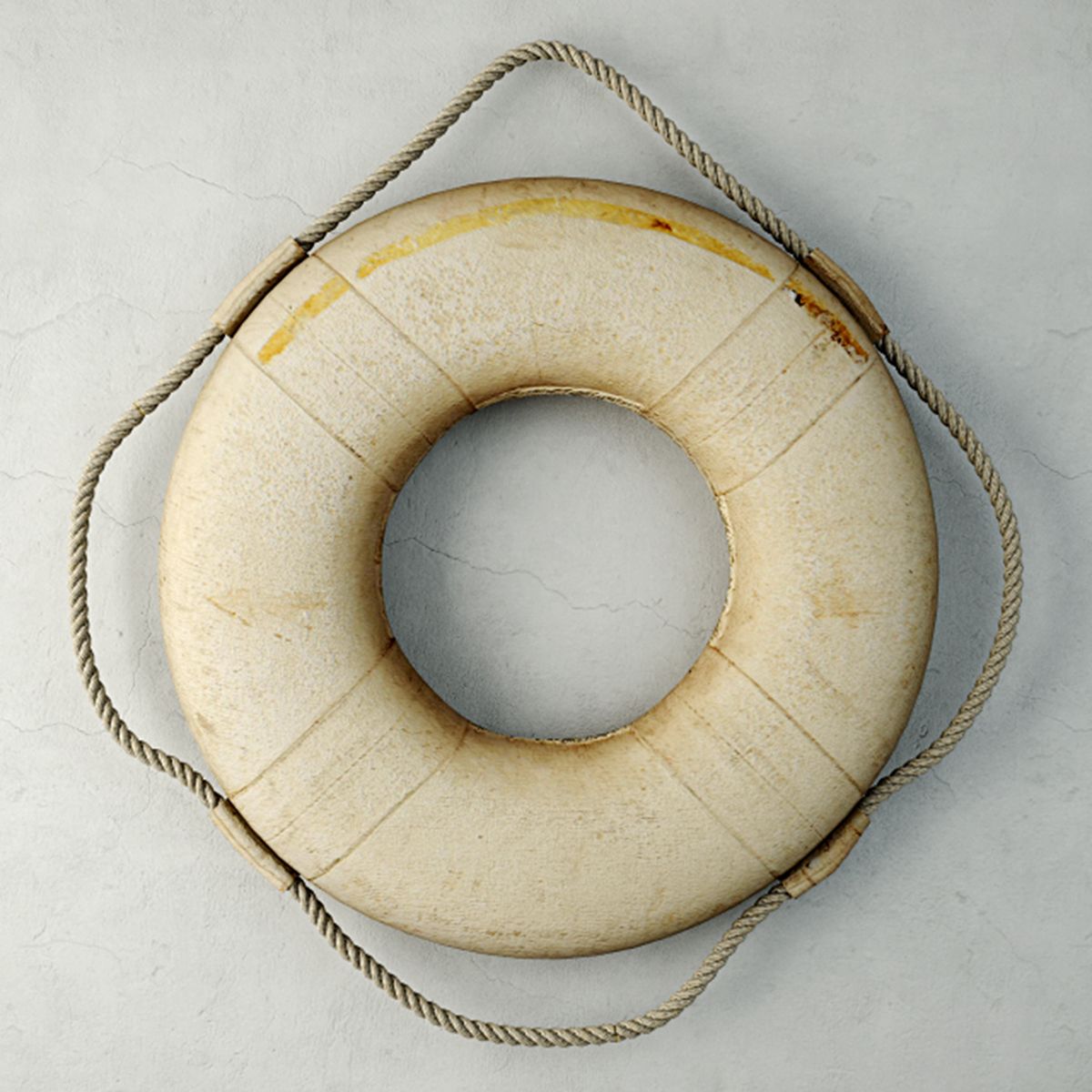 Vintage Life Preserver 3d model