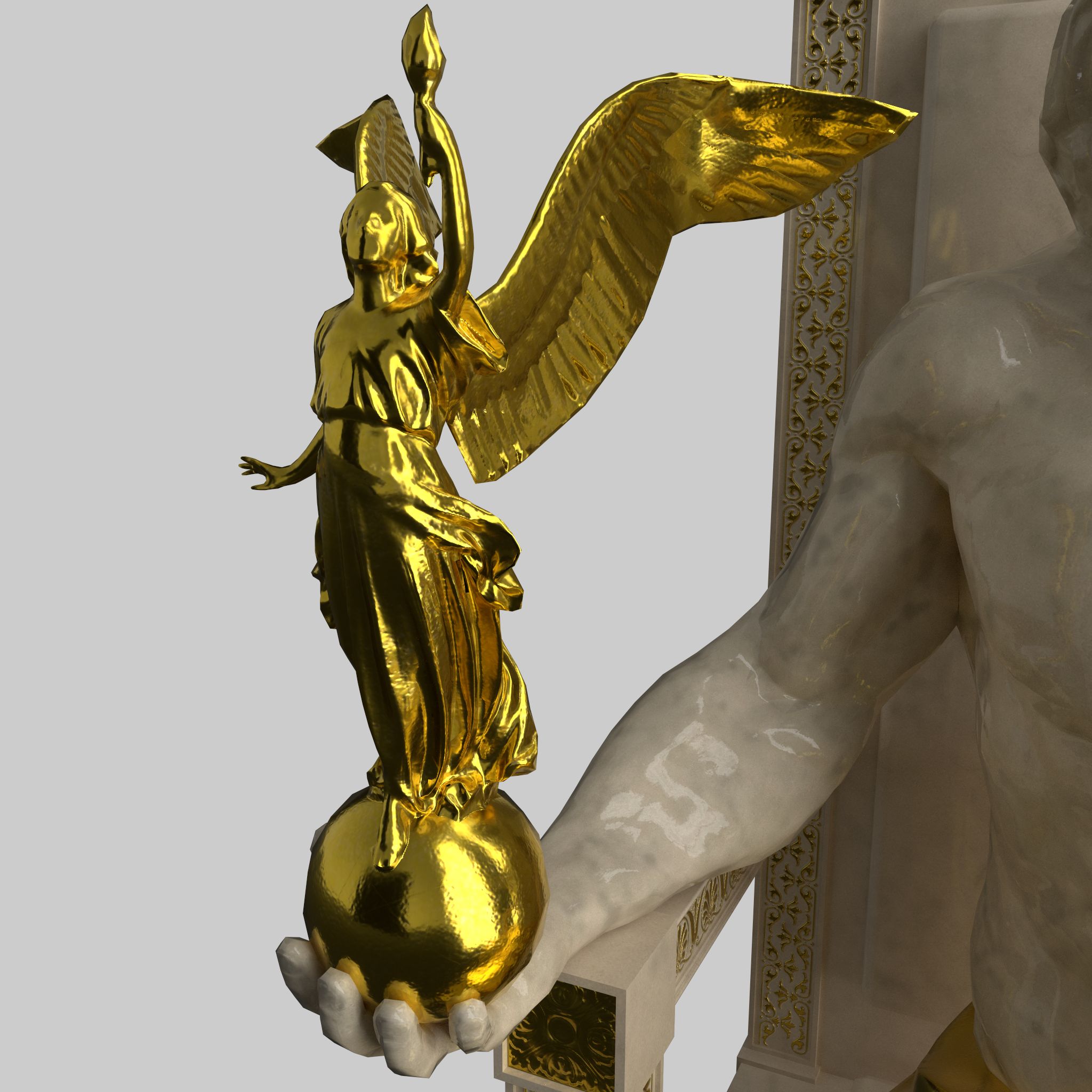 Zeus royalty-free 3d model - Preview no. 5