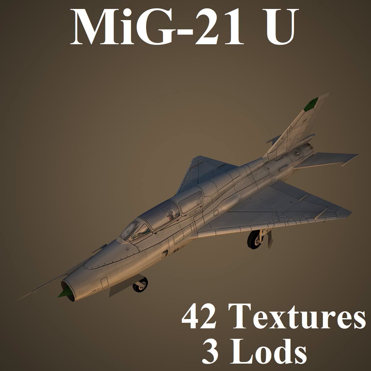 MIG21U 3d model