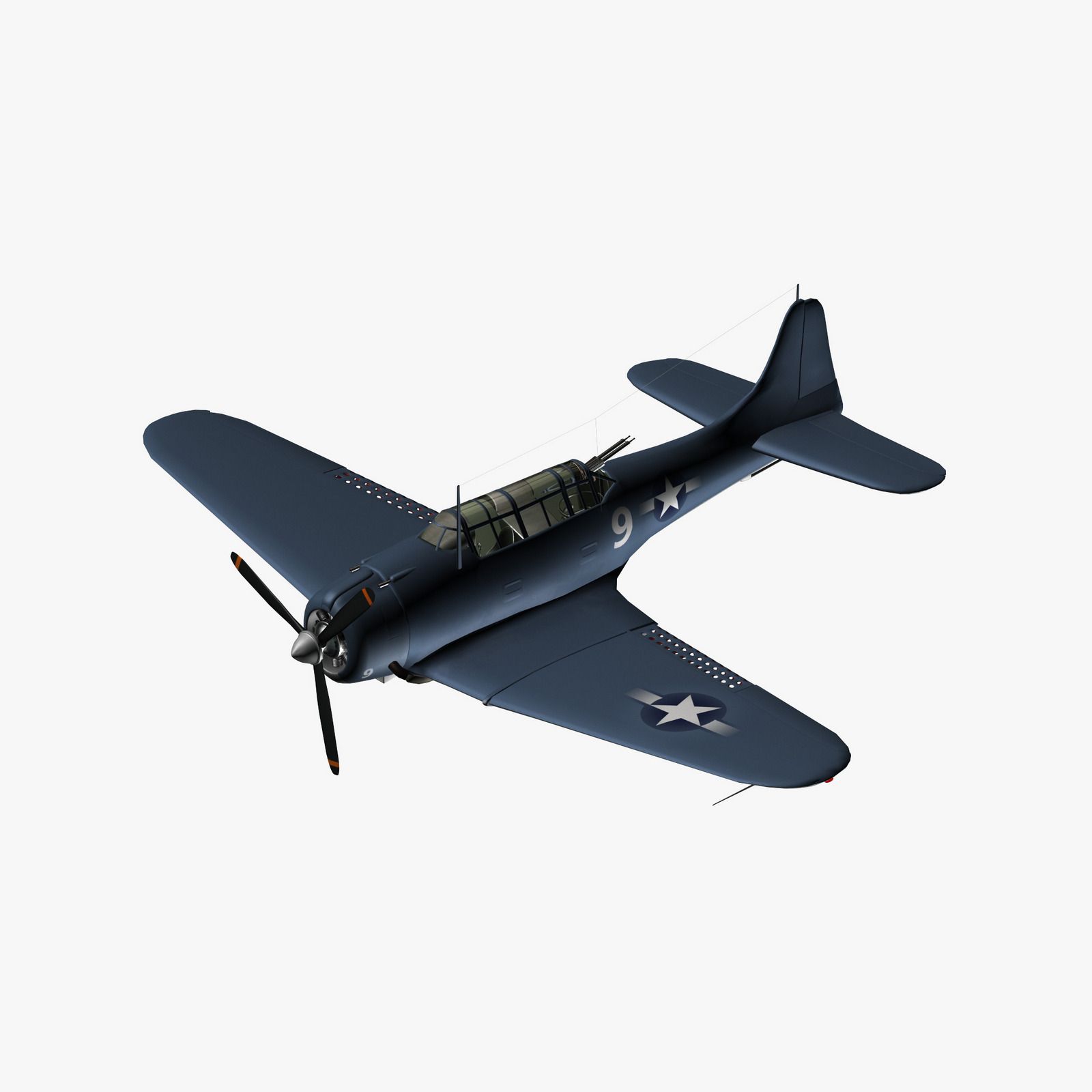 Douglas Dauntless 3d model