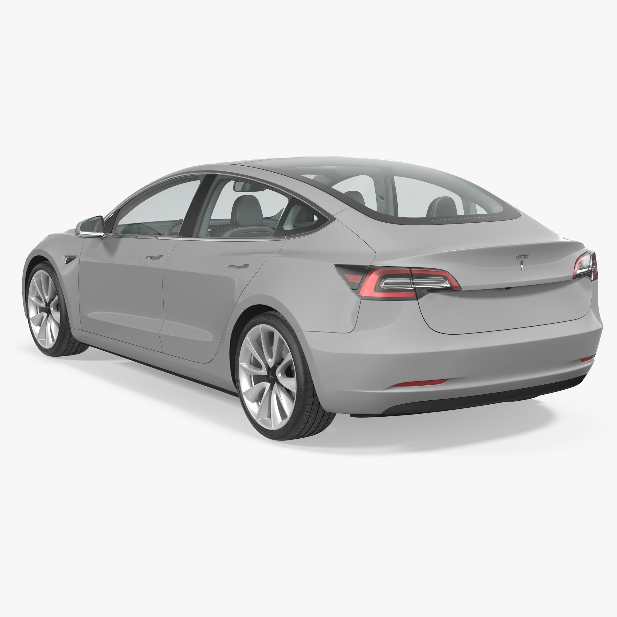 Tesla Model 3 Simple Interior 3d model