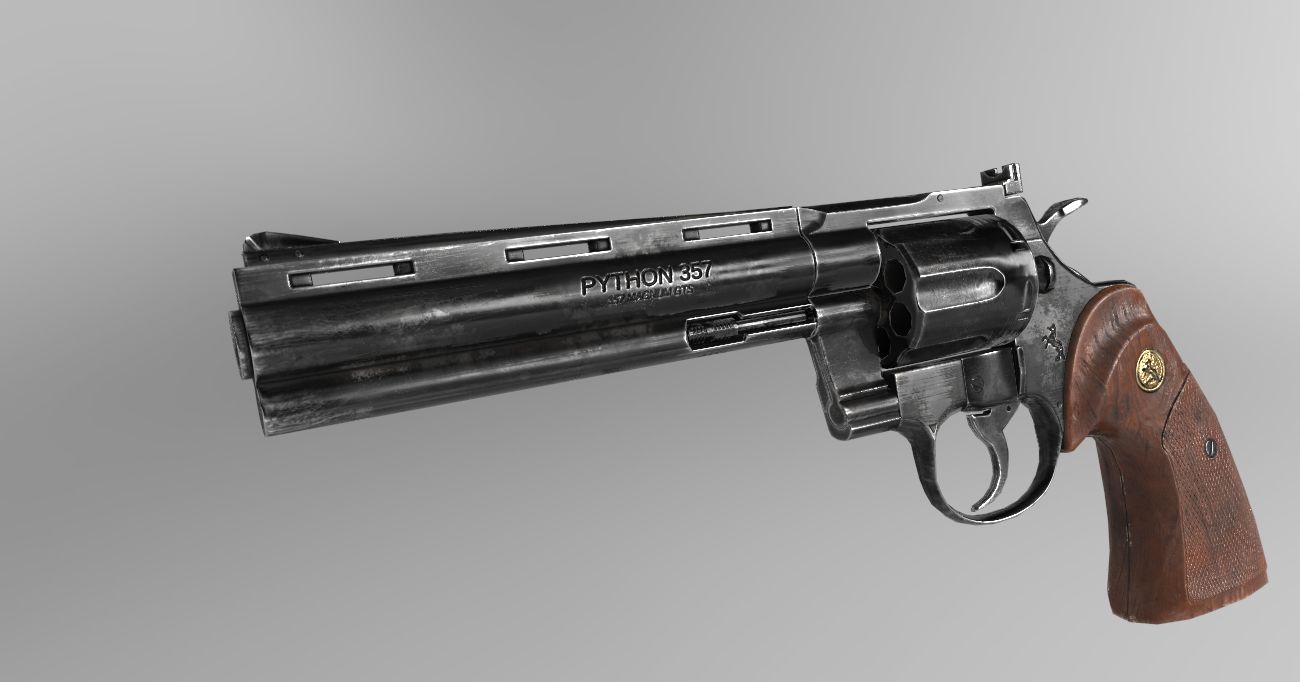 357 Magnum modelo 3d