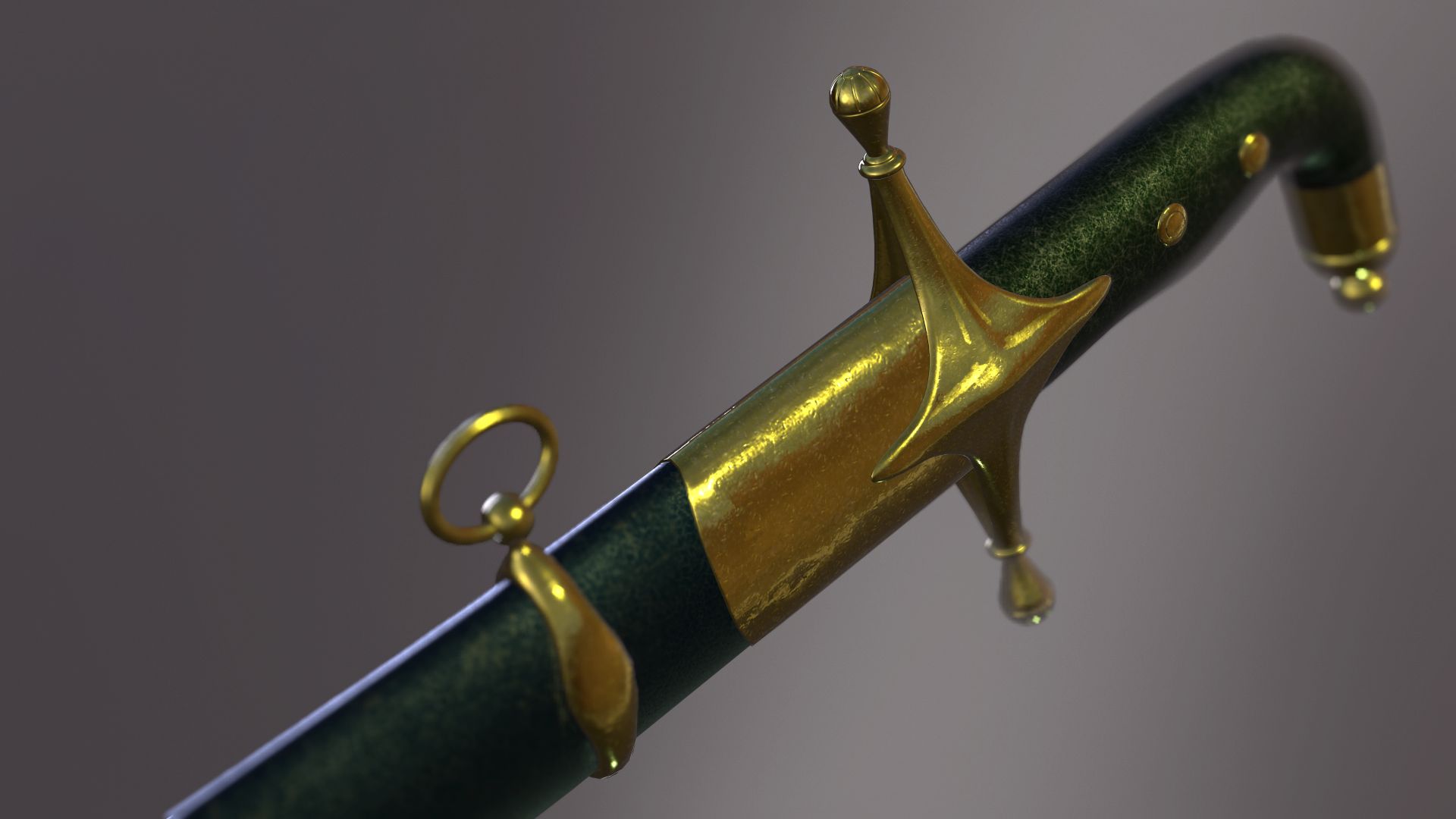 Sciabola royalty-free 3d model - Preview no. 5