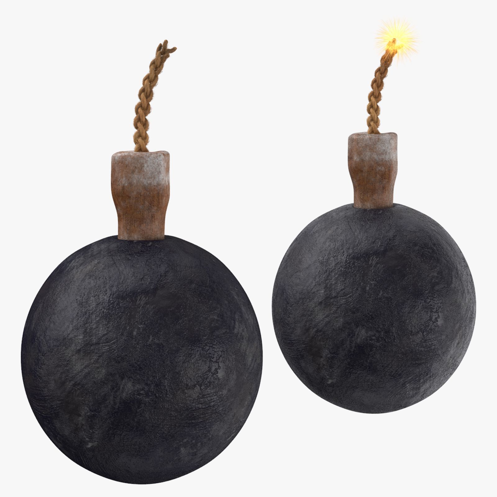 Bombs 02 Collection 3d model