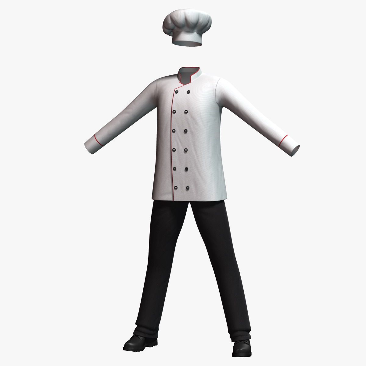 Cook Costume 3d model