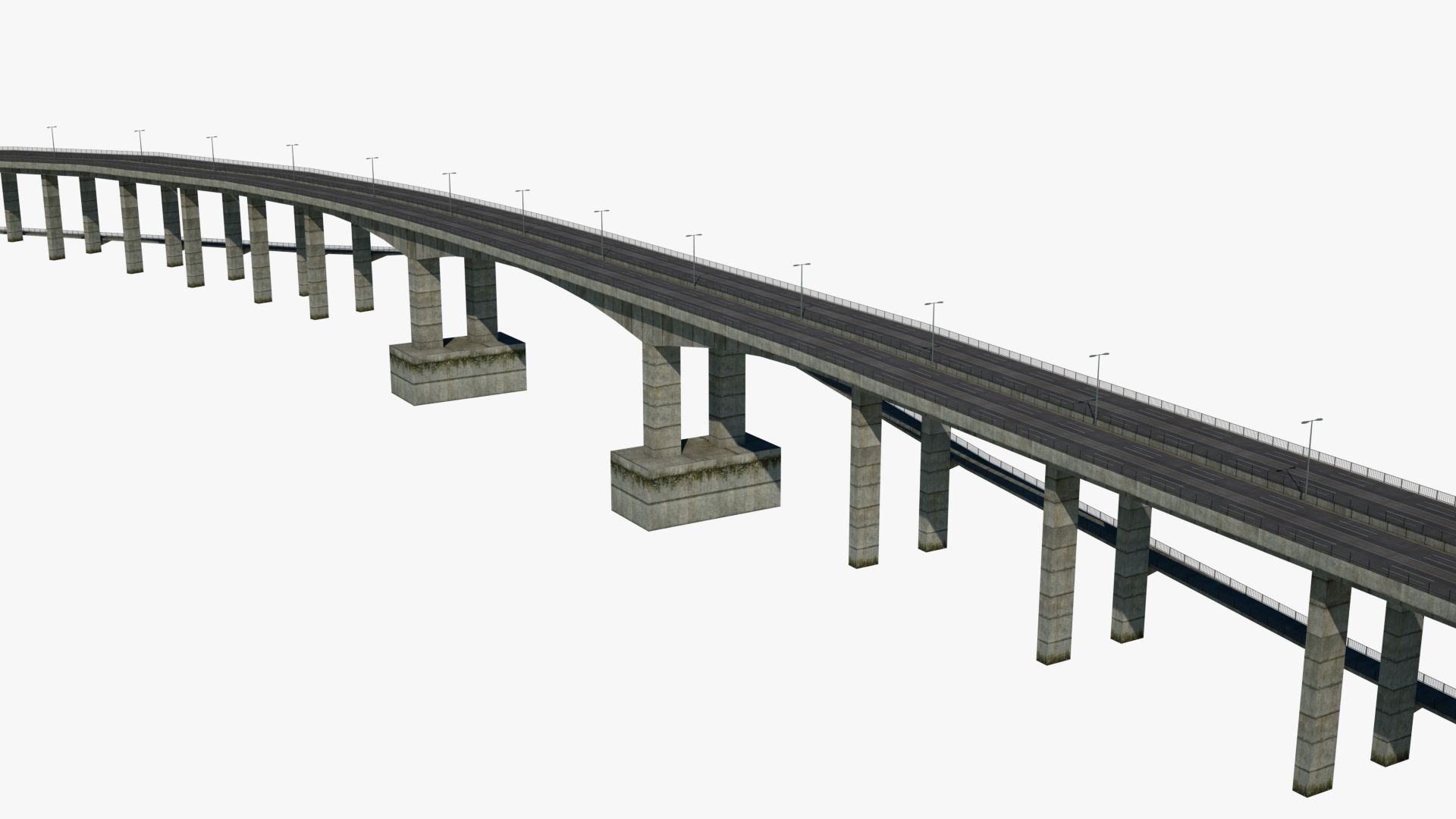 Highway Bridge 3d model