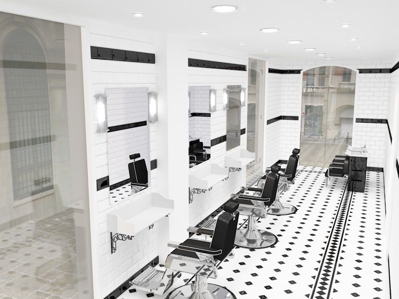 Barber Shop 3d model