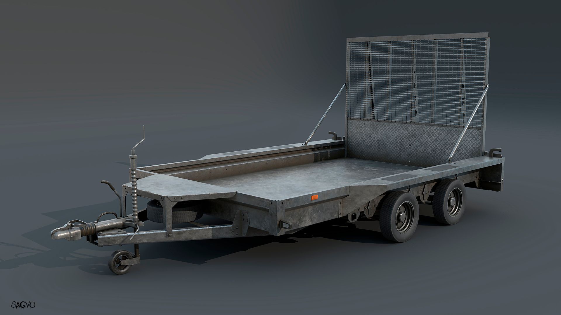 Trailer 3d model