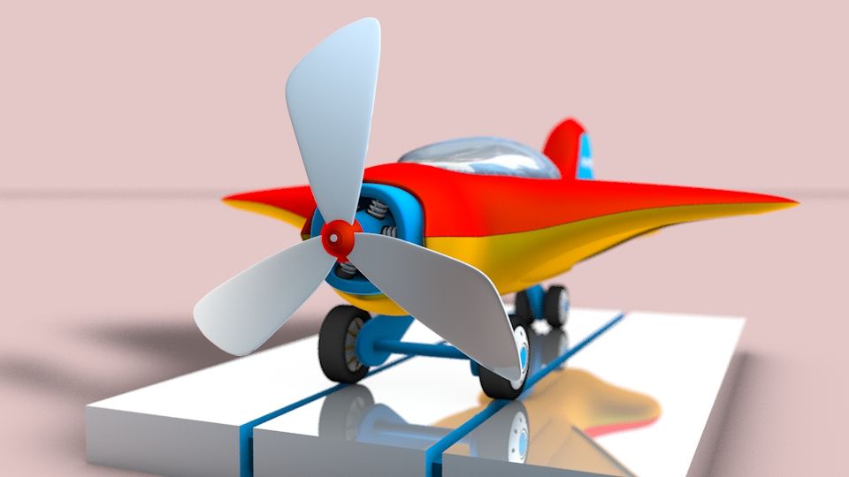 玩具飞机2 3d model