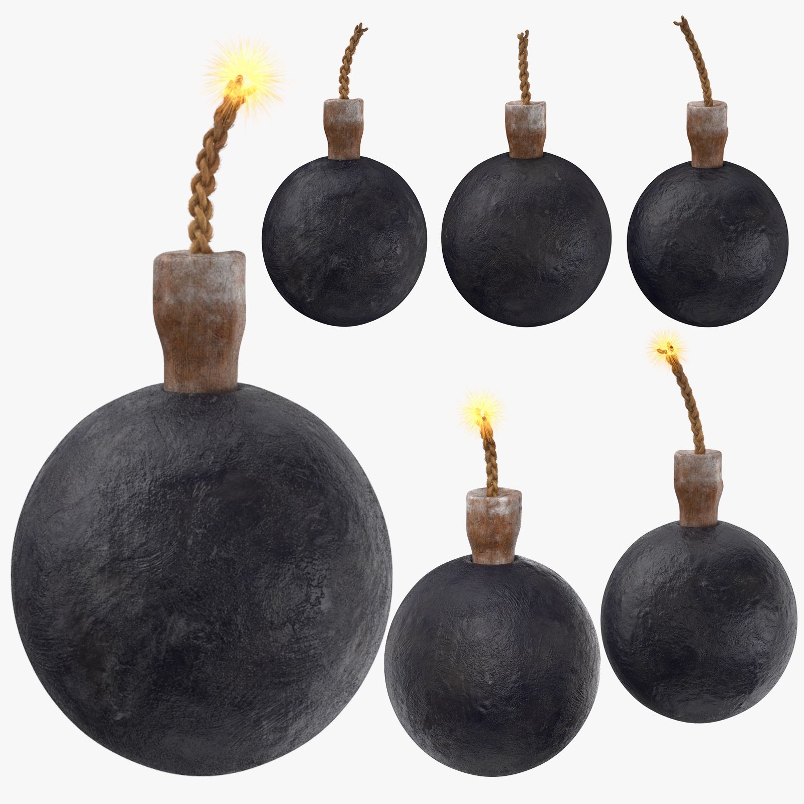 Bombs Collection 3d model