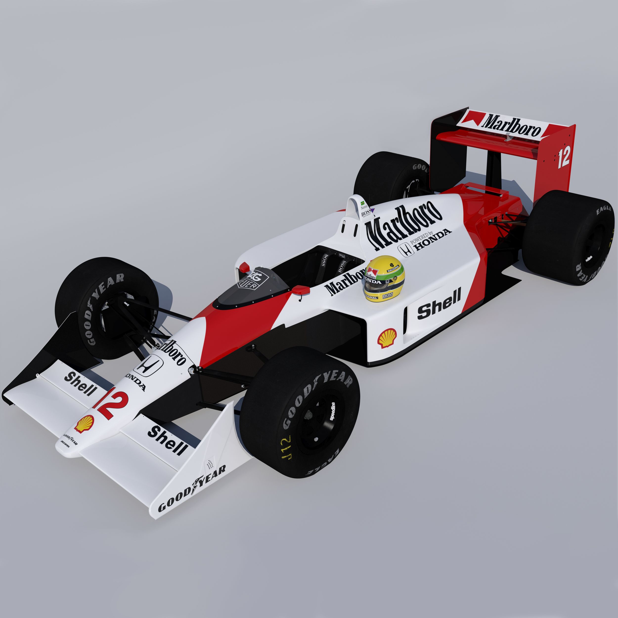 Mclaren MP4 / 4 3d model