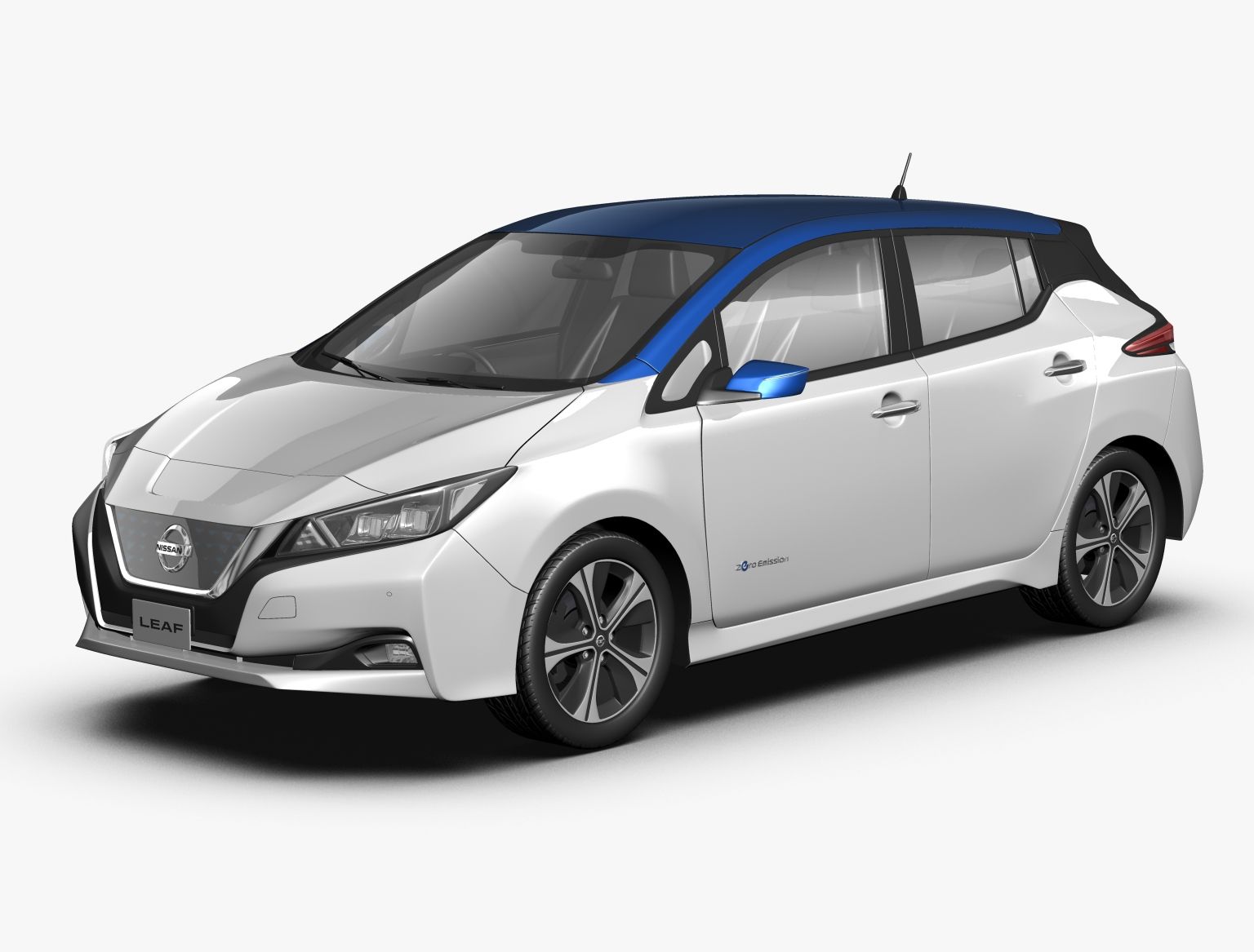 2018 Nissan Leaf 3d model