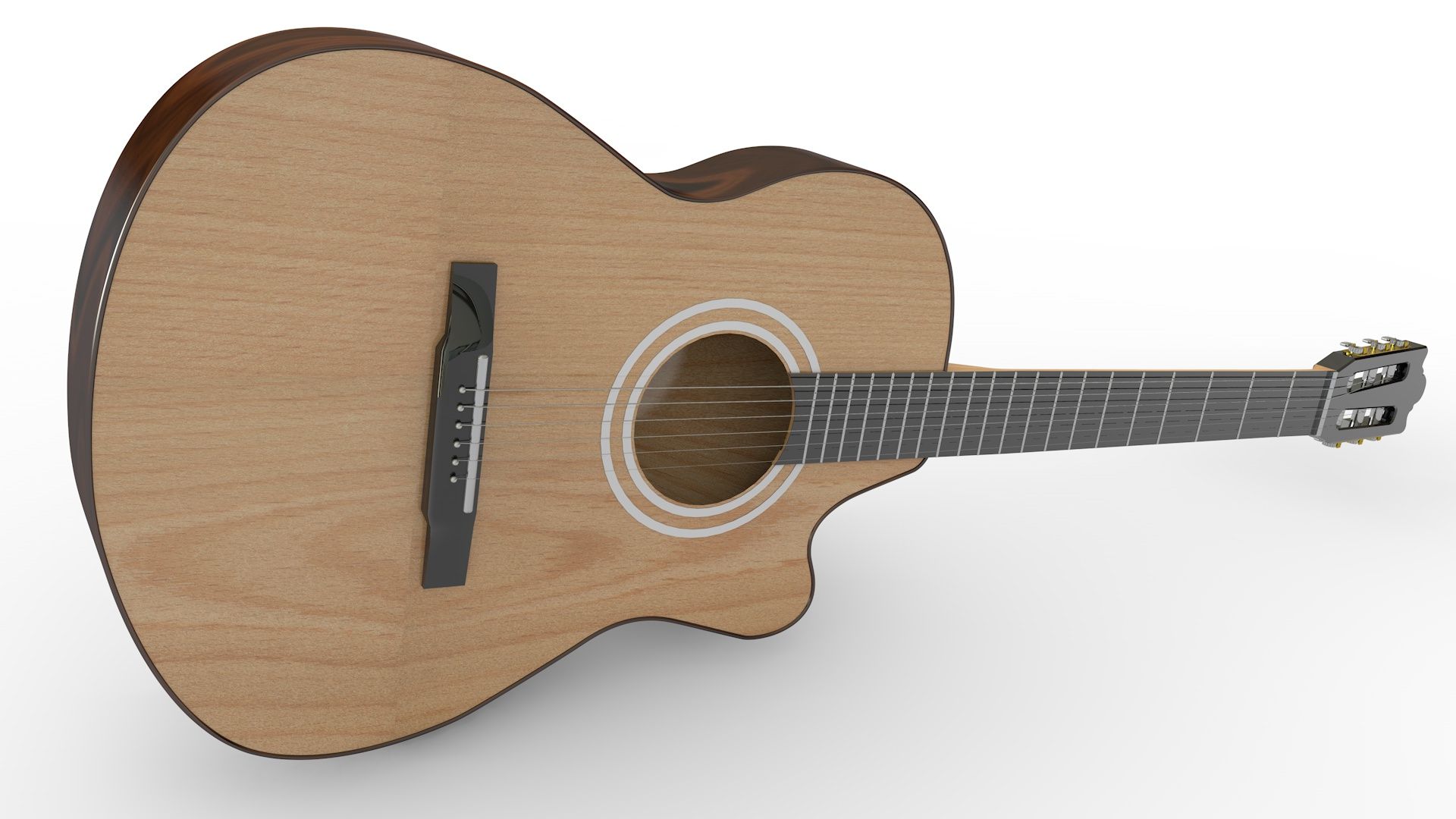 Klasik Gitar 3d model