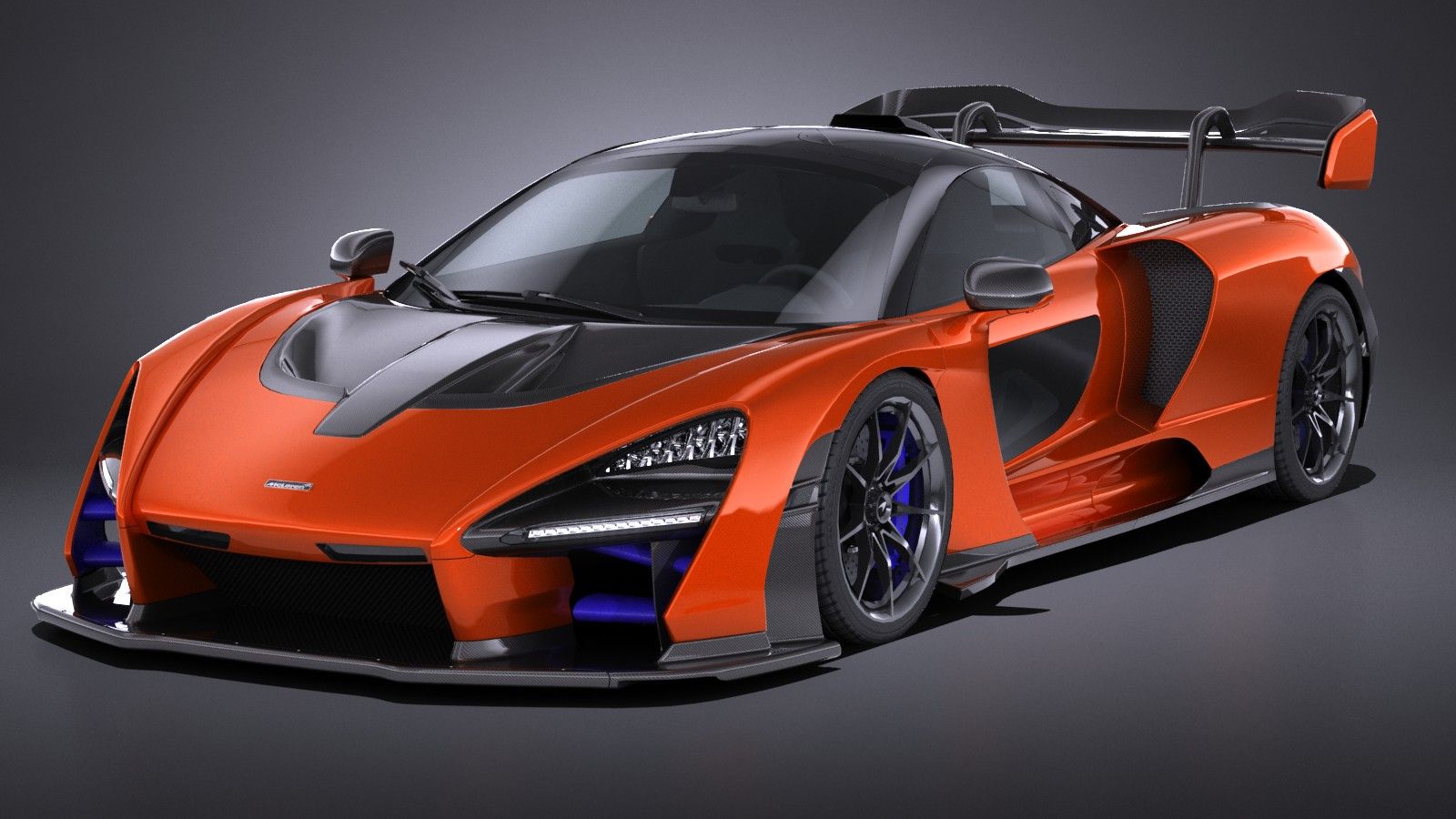 LowPoly McLaren Senna 2019 3d model