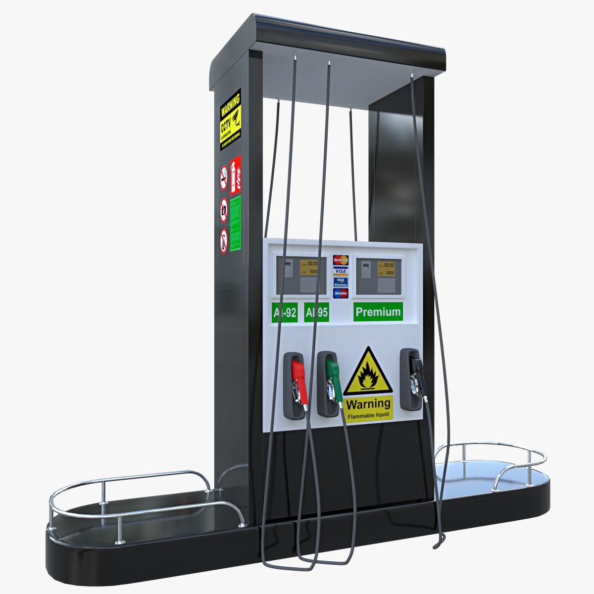 Petrol Pump 3d model