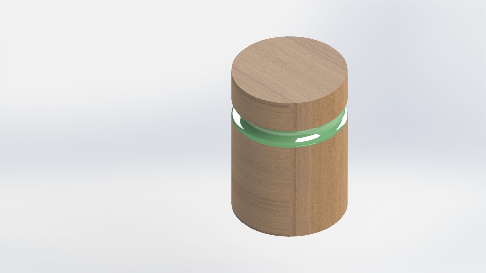 Holzhocker 1 3d model