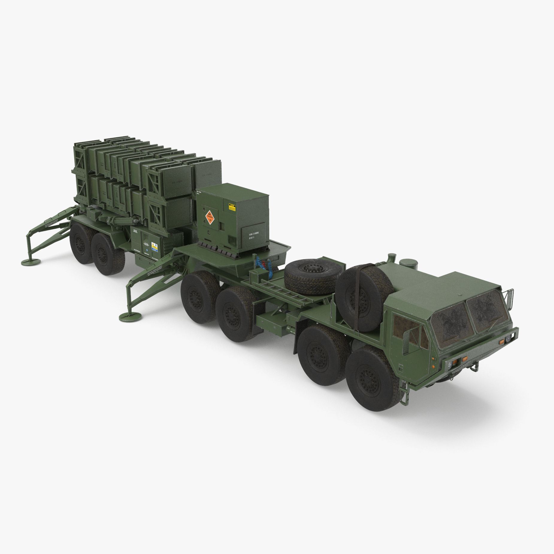 HEMTT MIM-104爱国者SAM 3d model