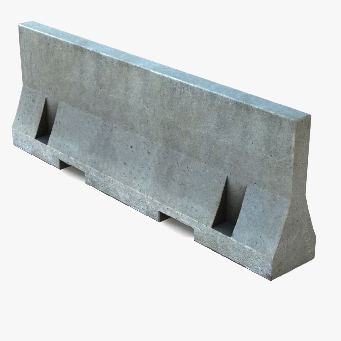 Concrete Barrier Road 3d model