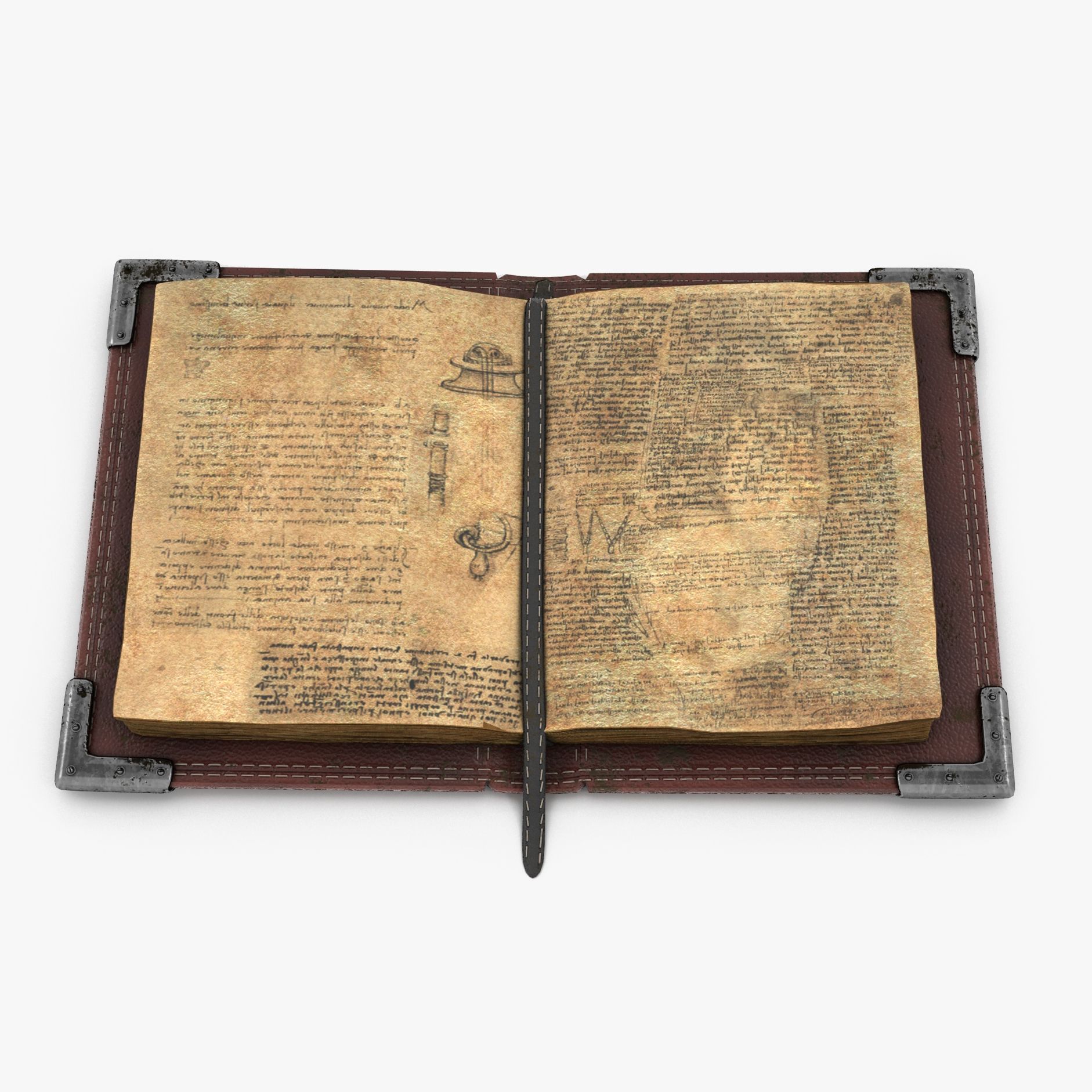 Old Book V2 3d model