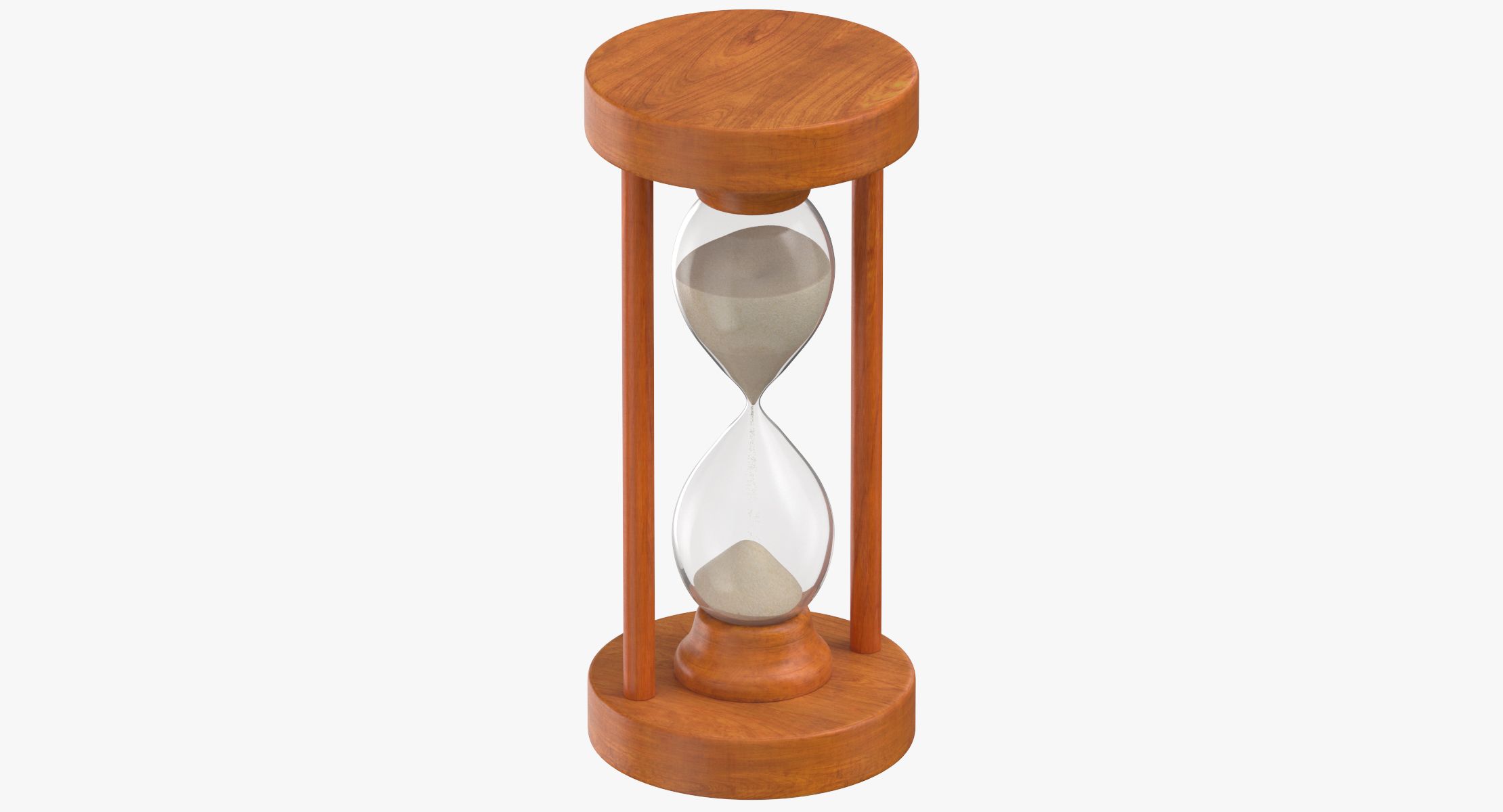 Sand Hour Glass 02 royalty-free 3d model - Preview no. 2